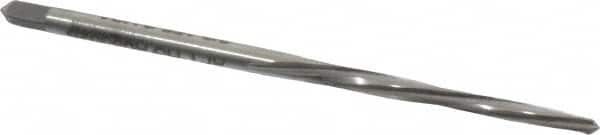 Alvord Polk - #6/0 Pin, 0.081" Diam, 0.0611" Small End, 0.0938" Diam Straight Shank, 15/16" Flute, Taper Pin Reamer - Industrial Tool & Supply