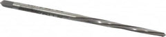 Alvord Polk - #6/0 Pin, 0.081" Diam, 0.0611" Small End, 0.0938" Diam Straight Shank, 15/16" Flute, Taper Pin Reamer - Industrial Tool & Supply