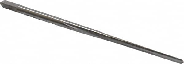 Alvord Polk - #7/0 Pin, 0.0666" Diam, 0.0497" Small End, 0.0781" Diam Straight Shank, 13/16" Flute, Taper Pin Reamer - Industrial Tool & Supply