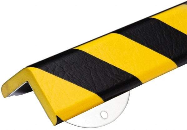 PRO-SAFE - Flexible Polyurethane Foam Type H+ Corner Protector - Fluorescent Yellow - Industrial Tool & Supply