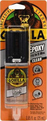 Gorilla Glue - 0.85 oz Syringe Epoxy - 5 min Working Time, 50°F, 3,300 psi Shear Strength - Industrial Tool & Supply