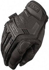 Mechanix Wear - Size XL Synthetic Leather/TPR Anti-Vibration/Impact Protection Work Gloves - For Mechanic's & Lifting, Uncoated, Hook & Loop Cuff, Full Fingered, Black, Paired - Industrial Tool & Supply