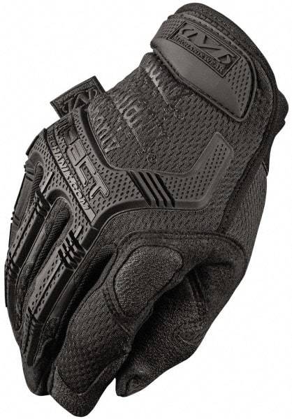 Mechanix Wear - Size M Synthetic Leather/TPR Anti-Vibration/Impact Protection Work Gloves - For Mechanic's & Lifting, Uncoated, Hook & Loop Cuff, Full Fingered, Black, Paired - Industrial Tool & Supply