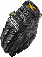 Mechanix Wear - Size M Synthetic Leather/TPR Anti-Vibration/Impact Protection Work Gloves - For Mechanic's & Lifting, Uncoated, Hook & Loop Cuff, Full Fingered, Black/Gray, Paired - Industrial Tool & Supply