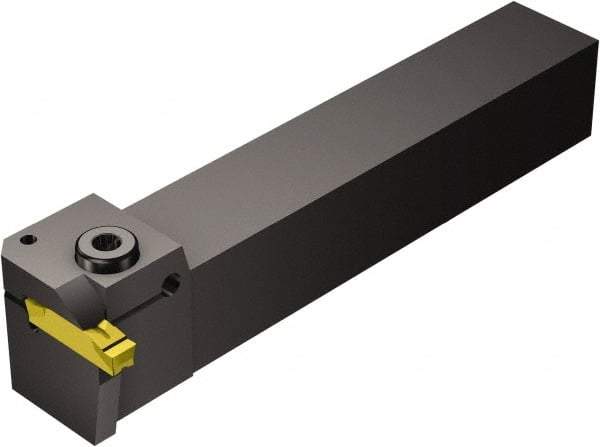 Sandvik Coromant - R/LG123..CM, Left Hand, Indexable Grooving Tool Holder - N123K2-0600-0004-TF Insert Compatibility, 25mm Shank Height, 25mm Shank Width, 150mm OAL - Industrial Tool & Supply