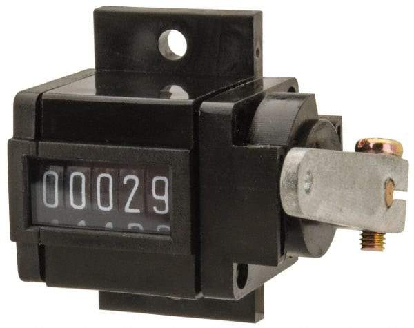 Value Collection - 5 Digit Mechanical Display Stroke Counter - Manual Reset - Industrial Tool & Supply