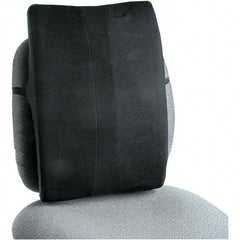 Safco - Black Backrest - For Office Chairs, Car Seat & Home Use - Industrial Tool & Supply
