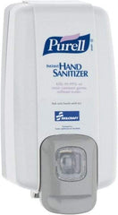 Ability One - 1000 mL Liquid Hand Sanitizer Dispenser - Plastic, Hanging, Gray - Industrial Tool & Supply