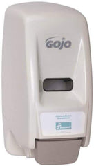 Ability One - 1000 mL Liquid Hand Sanitizer Dispenser - Plastic, Hanging, Gray - Industrial Tool & Supply