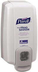 Ability One - 1000 mL Liquid Hand Sanitizer Dispenser - Plastic, Hanging, Gray - Industrial Tool & Supply