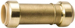 Value Collection - 3/4" Tube OD, 7/8 Standard Lead Free Brass Push-to-Connect Tube Union - Tube to Tube Connection, 200 Max psi, EPDM O-Ring - Industrial Tool & Supply