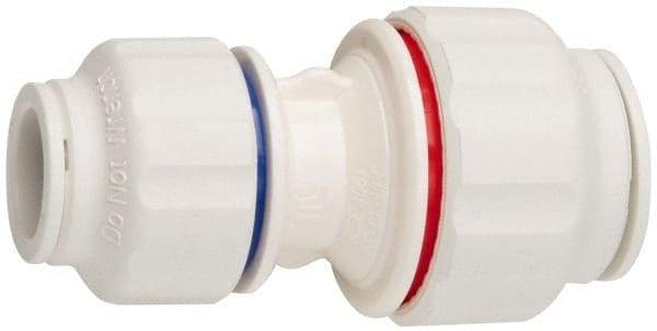 Value Collection - 3/4 x 1/2" OD, Polysulfone Push-to-Connect Union - 250 Max psi, White - Industrial Tool & Supply
