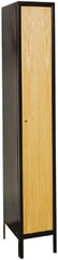 Hallowell - 1 Door, 1 Tier, Premium Wardrobe Lockers - Industrial Tool & Supply