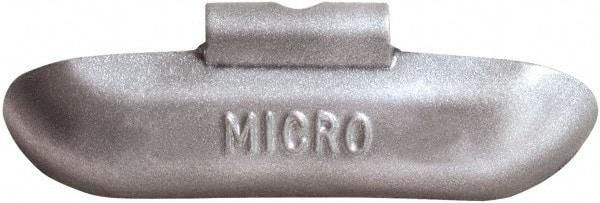 Bada - 3.5 oz PFE Wheel Weight - Black, Steel, For Use with Automotive & Light Trucks - Industrial Tool & Supply