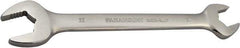 Paramount - 20mm x 22mm Standard Open End Wrench - 10" OAL, Double End, Full Polish Finish, 15° Head Angle - Industrial Tool & Supply