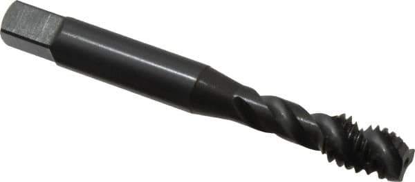 OSG - 5/16-18 UNC 3 Flute 2B Modified Bottoming Spiral Flute Tap - Vanadium High Speed Steel, Oxide Finish, 2-23/32" OAL, Right Hand Flute, Right Hand Thread, H7, Series 303 - Exact Industrial Supply