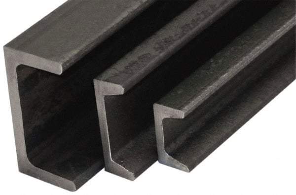Value Collection - Channel Iron Material Specification: Low Carbon Steel Wall Thickness (Inch): 1/8 - Industrial Tool & Supply