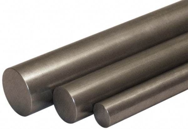 Value Collection - 3-1/2" Diam x 1' Long, 12L14 Steel Round Rod - Cold Finish, Mill, Steel - Industrial Tool & Supply