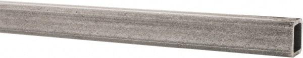 Value Collection - 1 Inch Square x 6 Ft. Long, Low Carbon Steel, Square Welded Tube - 0.12 Inch Wall Thickness, Low Carbon Grade - Industrial Tool & Supply