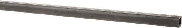 Value Collection - 1/2 Inch Square x 6 Ft. Long, Low Carbon Steel, Square Welded Tube - 0.06 Inch Wall Thickness, Low Carbon Grade - Industrial Tool & Supply