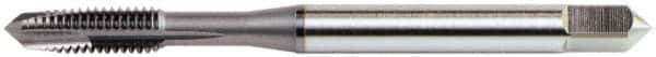 OSG - 1/2-13 UNC, 3 Flute, Nitride Finish, Vanadium High Speed Steel Spiral Point Tap - Plug Chamfer, Right Hand Thread, 3-3/8" OAL, 1-21/32" Thread Length, 0.367" Shank Diam, 3B Class of Fit, Series 11016 - Exact Industrial Supply