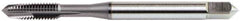 OSG - 3/8-24 UNF, 3 Flute, Nitride Finish, Vanadium High Speed Steel Spiral Point Tap - Plug Chamfer, Right Hand Thread, 2-15/16" OAL, 1-1/4" Thread Length, 0.381" Shank Diam, 3B Class of Fit, Series 11016 - Exact Industrial Supply