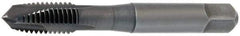 OSG - #4-40 UNC, 2 Flute, Oxide Finish, Powdered Metal Spiral Point Tap - Plug Chamfer, Right Hand Thread, 1-7/8" OAL, 9/16" Thread Length, 0.141" Shank Diam, Series 312NI - Exact Industrial Supply