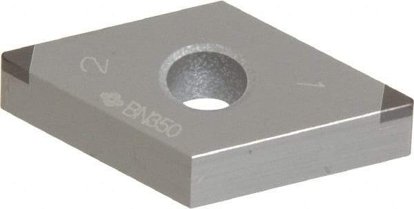 Sumitomo - 2NU-DNGA431 Grade BN350 PCBN Turning Insert - Uncoated, 55° Diamond, 1/2" Inscr Circle, 3/16" Thick, 1/64" Corner Radius - Industrial Tool & Supply