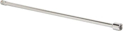 Paramount - 1/2" Drive Standard Socket Extension - 20" OAL, Chrome Finish - Industrial Tool & Supply