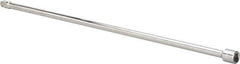 Paramount - 3/8" Drive Standard Socket Extension - 18" OAL, Chrome Finish - Industrial Tool & Supply