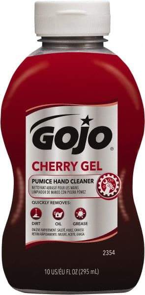 GOJO - 10 oz Bottle Gel Hand Cleaner - Red, Cherry Scent - Industrial Tool & Supply