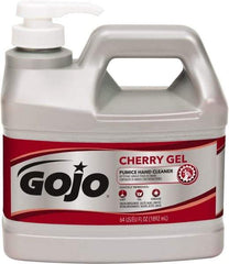 GOJO - 1/2 Gal Bottle Gel Hand Cleaner - Red, Cherry Scent - Industrial Tool & Supply