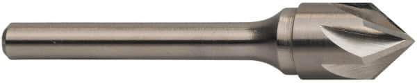 Keo - 3/16" Head Diam, 3/16" Shank Diam, 6 Flute 82° Solid Carbide Countersink - Bright Finish, 2" OAL, Single End - Industrial Tool & Supply