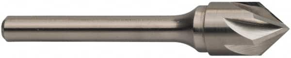 Keo - 1-1/2" Head Diam, 3/4" Shank Diam, 6 Flute 100° Solid Carbide Countersink - Industrial Tool & Supply