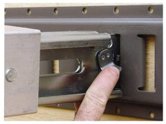 Kinedyne - 91.9 to 102.3" Long Standard-Duty E-Beam for 96 & 102" Trailers - Aluminum, 2,200 Lb Vertical Capacity, 2,000 Lb Horizontal Capacity - Industrial Tool & Supply