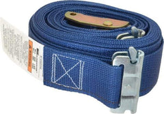Kinedyne - 20' Long x 2" Wide, 835 Lb Basket Capacity, 1 Ply, Polyester Web Sling - Blue - Industrial Tool & Supply
