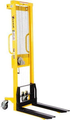 Vestil - 770 Lb Capacity, 59" Lift Height, Portable Workstation Manually Operated Lift - Industrial Tool & Supply
