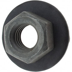 Value Collection - M6x1.00 Washer Hex Nut - 10mm Across Flats, Phosphate Finish - Industrial Tool & Supply