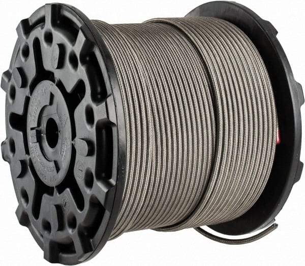 Parker - 3/16" ID x 5/16" OD, 3,000 psi Work Pressure Hydraulic Hose - 2" Radius, PTFE, -100°F to 450°F - Industrial Tool & Supply
