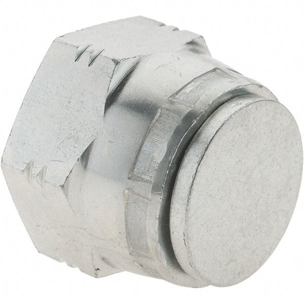Parker - Male Steel Hydraulic Hose Coupler Dust Cap - -8 Hose Size, 1/2" Hose Diam - Industrial Tool & Supply