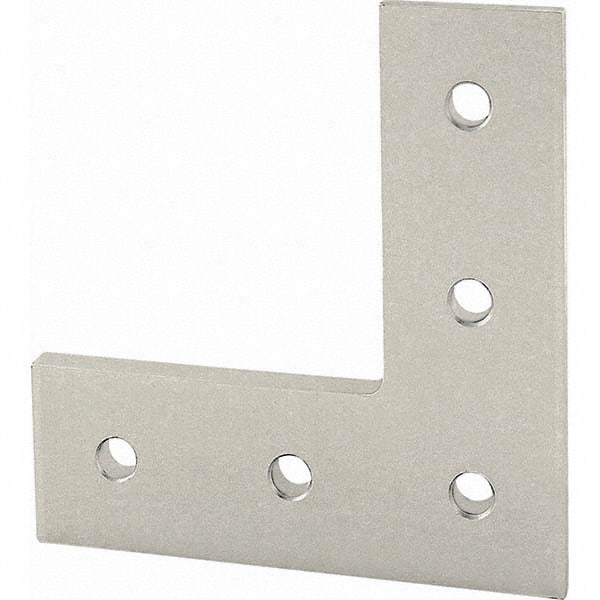 80/20 Inc. - 4-1/2" Wide x 4-1/2" High Open Shelving Joining Plate - Industrial Tool & Supply