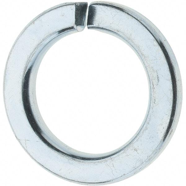 Value Collection - M30, 30.5mm ID, 48.2mm OD, 6mm Thick Split Lock Washer - Grade 8 Spring Steel, Zinc-Plated Finish, 30.5mm Min ID, 31.7mm Max ID, 48.2mm Max OD - Industrial Tool & Supply