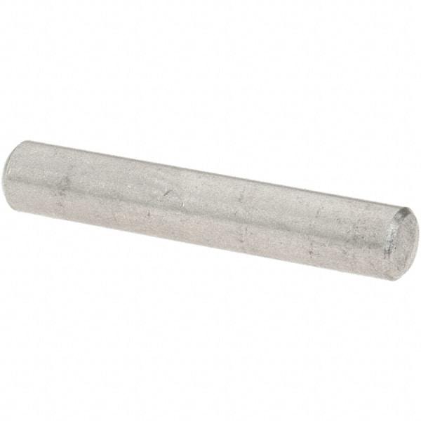 Value Collection - 1/8" Diam x 3/4" Pin Length 18-8 Stainless Steel Standard Dowel Pin - Bright Finish - Industrial Tool & Supply