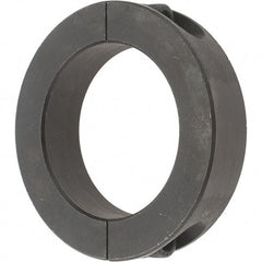 Value Collection - 2-3/16" Bore, Steel, Two Piece Shaft Collar - 3-1/4" Outside Diam, 3/4" Wide - Industrial Tool & Supply