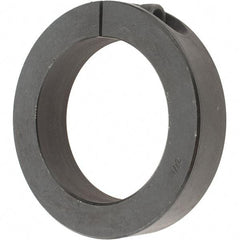 Value Collection - 2-7/16" Bore, Steel, One Piece One Piece Split Shaft Collar - 3-1/2" Outside Diam, 3/4" Wide - Industrial Tool & Supply