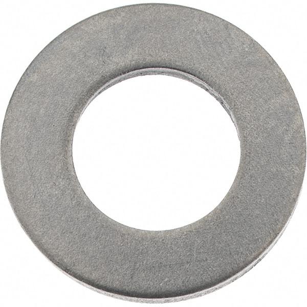 Value Collection - M10 Screw, Steel Standard Flat Washer - 10.5mm ID x 20mm OD, 2mm Thick, Zinc-Plated Finish - Industrial Tool & Supply