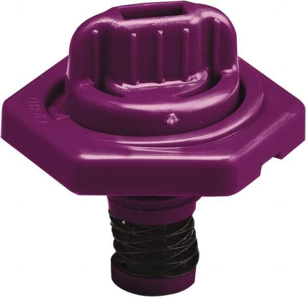 Trico - 4 Gal Capacity Polyethylene Oil Storage System - 7" Straight Spout, Purple - Industrial Tool & Supply