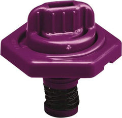 Trico - 4 Gal Capacity Polyethylene Oil Storage System - 7" Straight Spout, Purple - Industrial Tool & Supply