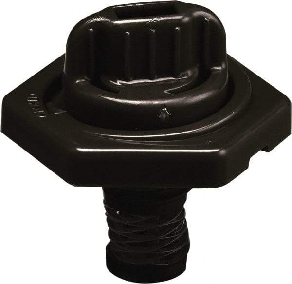 Trico - 4 Gal Capacity Polyethylene Oil Storage System - 7" Straight Spout, Black - Industrial Tool & Supply