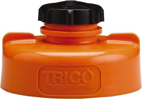 Trico - 4 Gal Capacity Polyethylene Oil Storage System - Orange - Industrial Tool & Supply